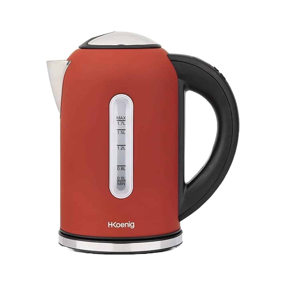 Fierbator apa, H.Koenig, BOE54, 1.7 litri, 2200 W, rosu