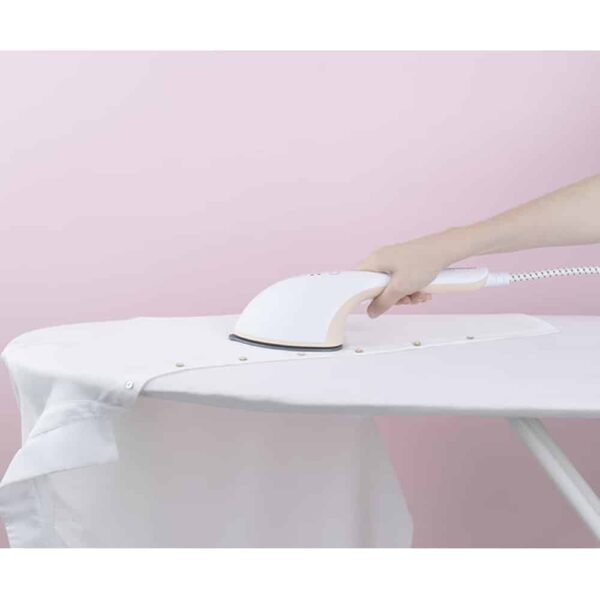 Aparat de calcat vertical cu aburi, H.Koenig, STM20, 1500 W, 330 ml, alb