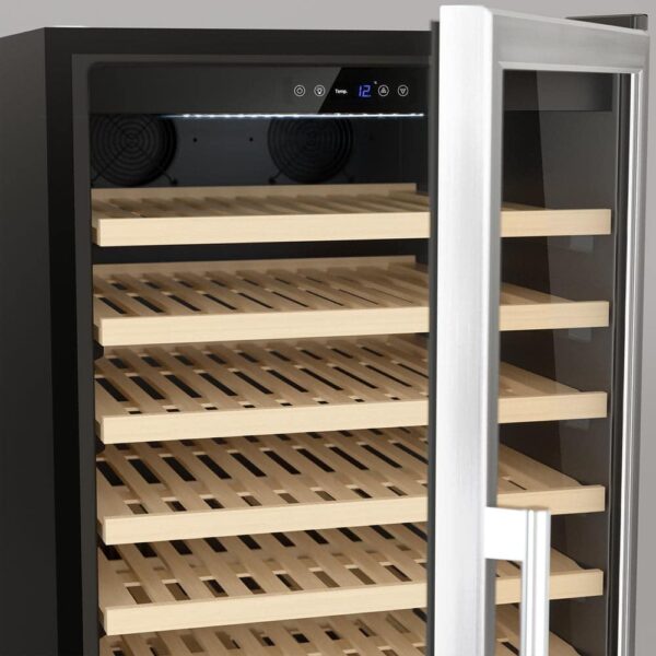 Racitor de vinuri, 166 sticle, LES PETITS CHAMPS, CAVIST166, inox