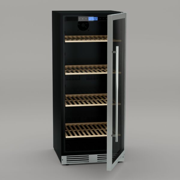 Racitor de vinuri, 160 sticle, LES PETITS CHAMPS, CAVCE160, inox