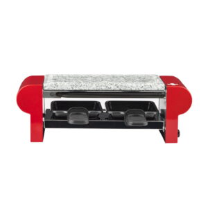 Plita grill si raclette, H.Koenig, RP2, 350 W, 2 persoane, rosu