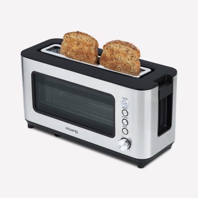 toaster paine vedere transparenta sticla 2 felii