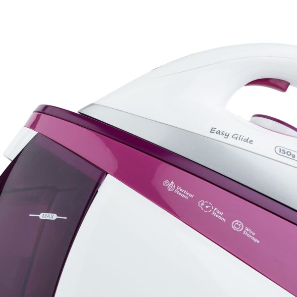 Statie de calcat, H.Koenig, V26, 2400 W, 1.1 litri, roz