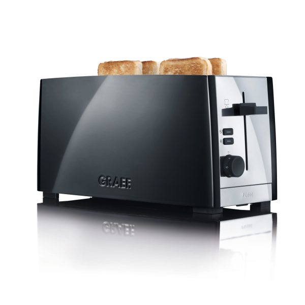 prajitor paine toaster to102 graef negru 4 felii