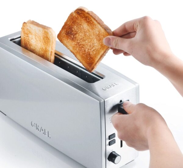 Prajitor de paine, Graef, TO90, 2 felii, 880 W, inox