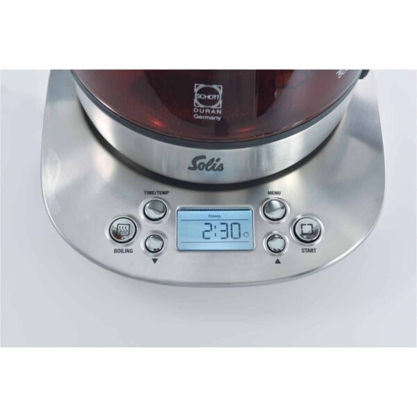Fierbator apa, Solis, Tea Kettle Digital, 1.2 litri, 1200 W, inox