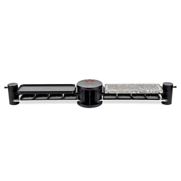 Plita grill si raclette, H.Koenig, RP360, 1200 W, 8 persoane, negru