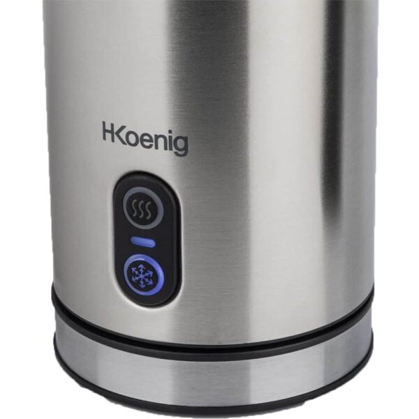 Aparat de spumare lapte, H.Koenig, MLK8, 240 ml, inox