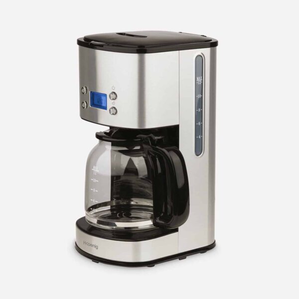 Cafetiera programabila, H.Koenig, MG30, 12 cani, silver