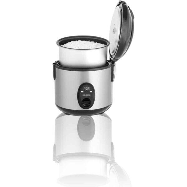 Aparat de gatit orez, Solis, Rice Cooker Compact, 0.8 litri, inox