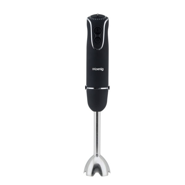 Blender de mana si accesorii, H.Koenig, MIX75, 850 W, negru