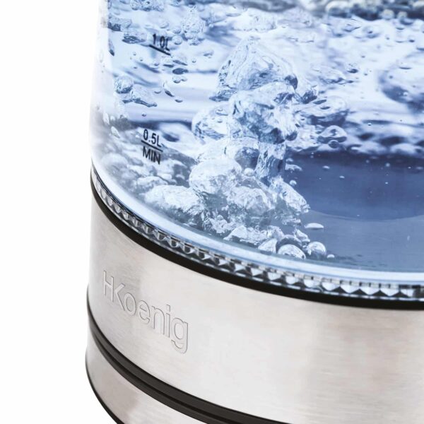 Fierbator apa, H.Koenig, BO28, 1.7 litri, 2200 W, inox