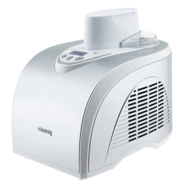 Masina de inghetata cu compresor, H.Koenig, HF180, 1 litru, inox