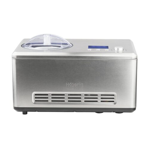 Masina de inghetata cu compresor, H.Koenig, HF320, 2 litri, inox