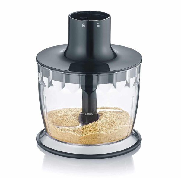 Blender de mana si accesorii, Graef, HB502, 800 W, negru
