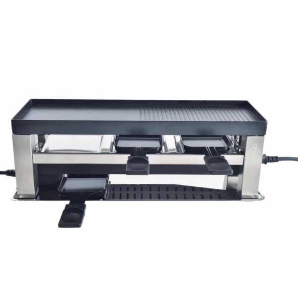 Plita grill si raclette, Solis, 790, 650 W, 6 persoane, inox