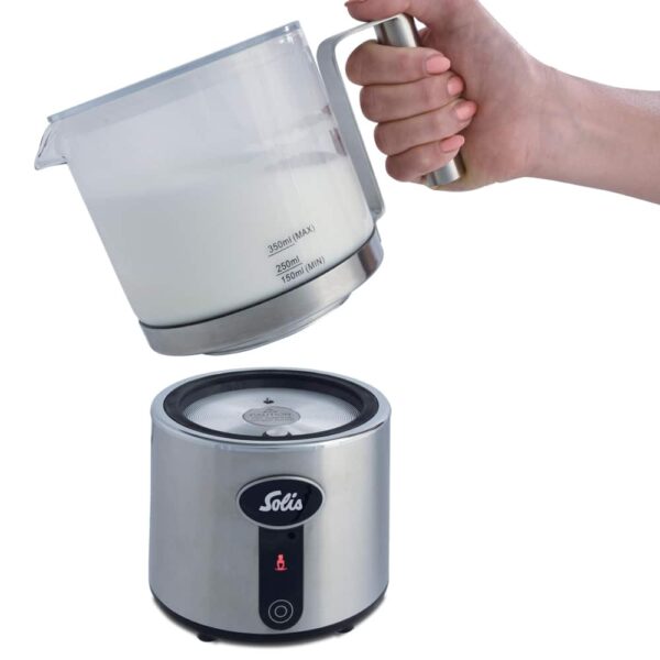 Aparat de spumare lapte, Solis, Crema Latte, 350 ml, inox