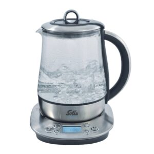 Fierbator apa, Solis, Tea Kettle Digital, 1.2 litri, 1200 W, inox