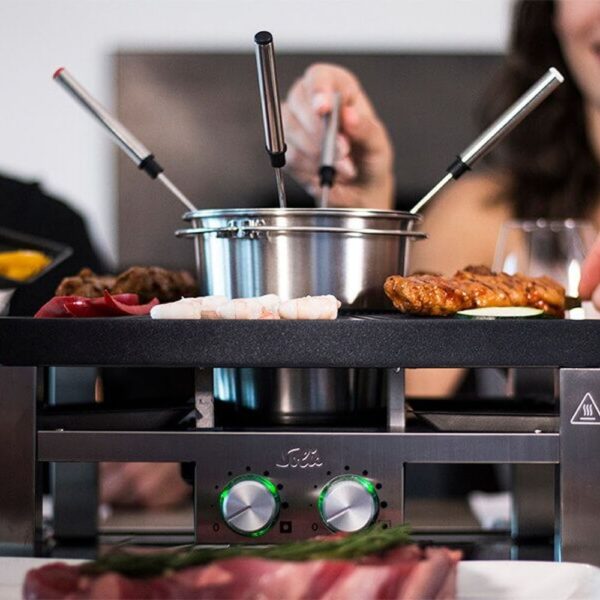 Gratar electric 3in1, Solis, Combi Grill, 1200 W, inox