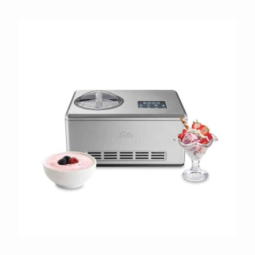 Masina de inghetata cu compresor, Solis, Gelateria Pro Touch, 1.5 litri, inox