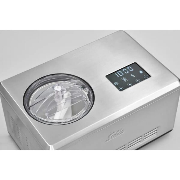 Masina de inghetata cu compresor, Solis, Gelateria Pro Touch, 1.5 litri, inox