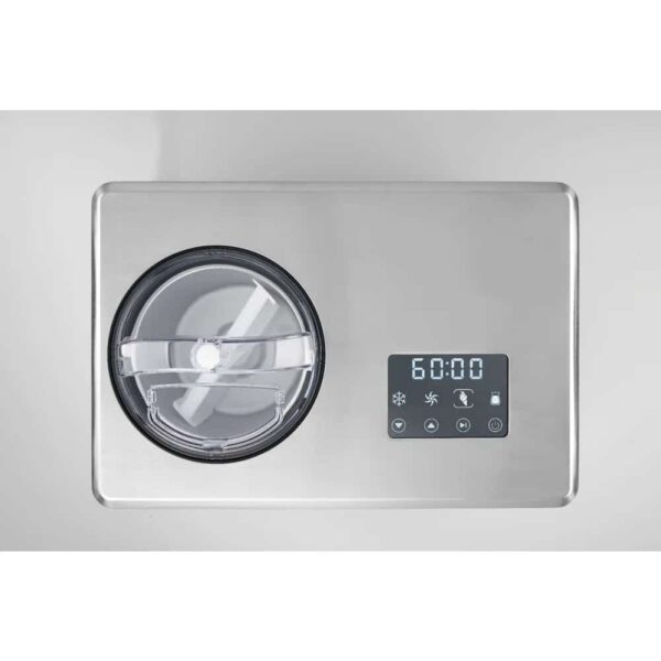 Masina de inghetata cu compresor, Solis, Gelateria Pro Touch, 1.5 litri, inox