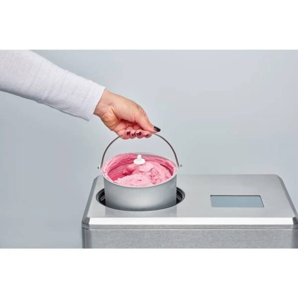 Masina de inghetata cu compresor, Solis, Gelateria Pro Touch, 1.5 litri, inox