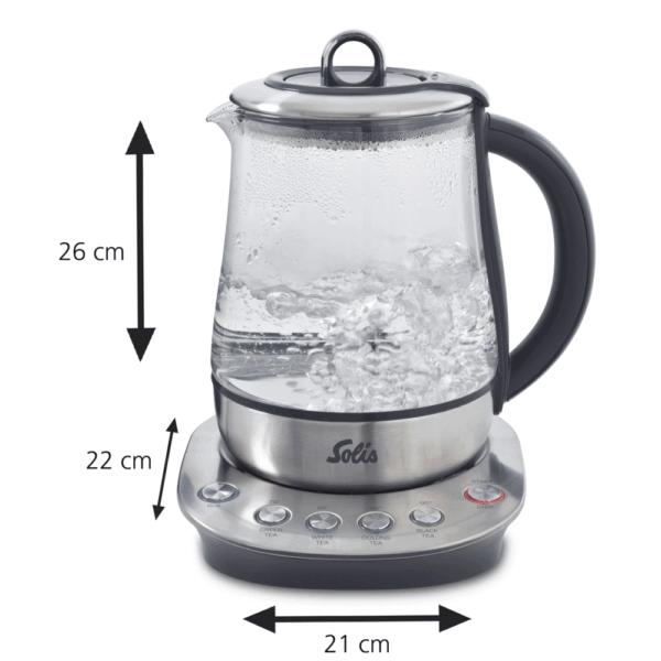 Fierbator apa, Solis, Tea Kettle Digital, 1.2 litri, 1200 W, inox
