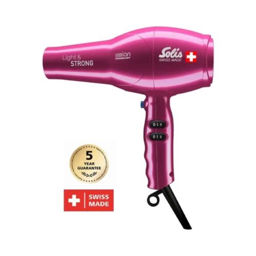 Uscator de par, Solis, Light&Strong, 1800 W, roz