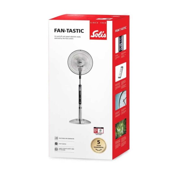 Ventilator camera vertical cu picior, Solis, FAN-TASTIC Stand Ventilator, inox