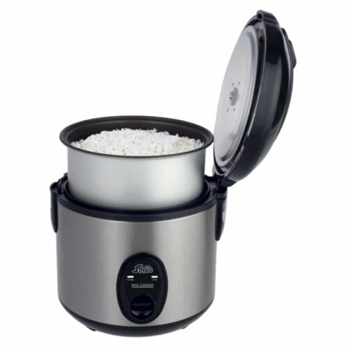 Aparat de gatit orez, Solis, Rice Cooker Compact, 0.8 litri, inox