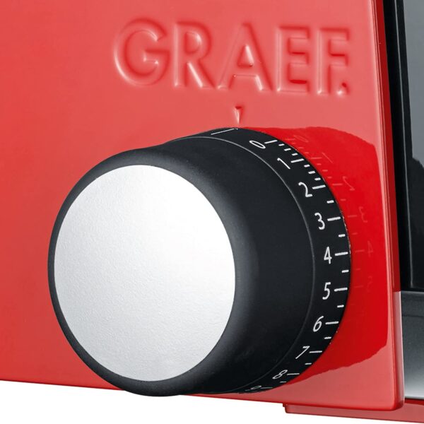 Feliator electric, Graef, SlicedKitchen Line 110, 0-20 mm, rosu