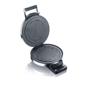 Aparat de facut vafe si conuri de inghetata, Graef – HE80, inox