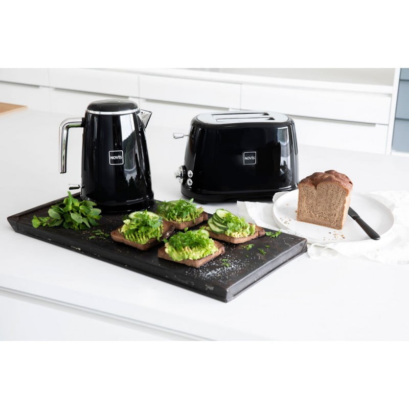 Prajitor de paine, Novis, T2, 2 felii, 900 W, negru