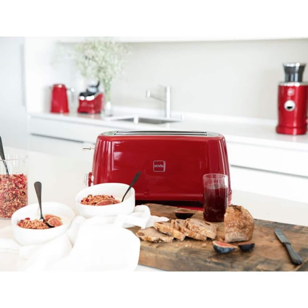 Prajitor de paine, Novis, T4, 4 felii, 1600 W, rosu