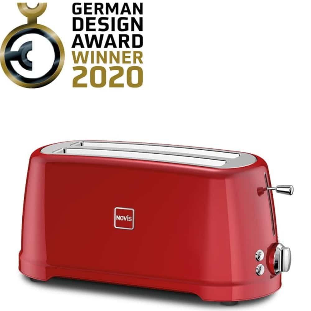 Prajitor de paine, Novis, T4, 4 felii, 1600 W, rosu