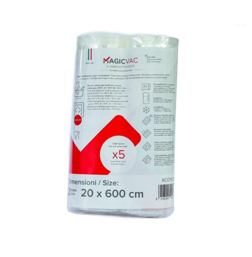 Set de 2 role gofrate pentru vidat 20x600 cm, Magic Vac - ACO1066