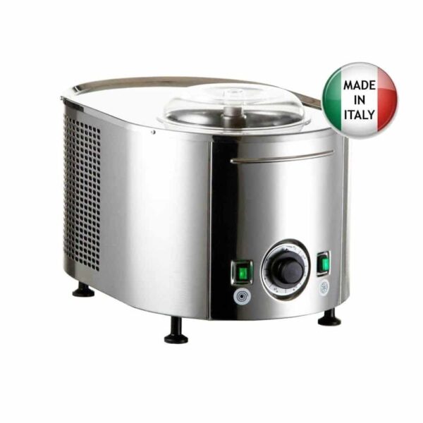Masina de inghetata cu compresor, Musso, Mini, 2 litri, inox