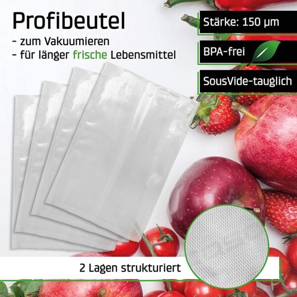 Set de pungi si role gofrate pentru vidat 30 x 40 Caso Germany – 1236