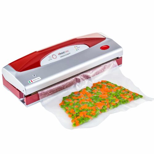 Aparat de vidat, Magic Vac, Genius Silver Red, vidare uscata, rosu