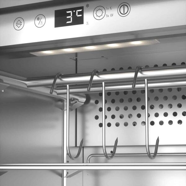 Frigider maturat carne Dry Age, Caso Germany, Master 63, 63 litri, inox