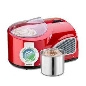 Masina de inghetata cu compresor, Nemox, Gelato NXT1 i-Green, 1.7 litri, rosu