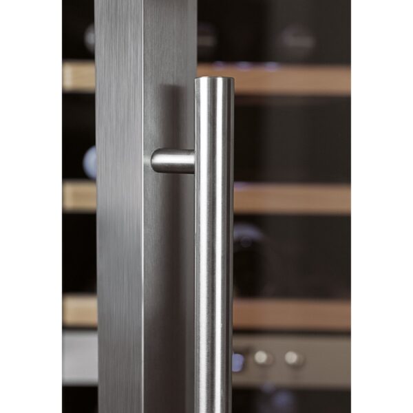Racitor de vinuri Dual Zone, 180 sticle, Caso Germany, WineComfort 180, inox