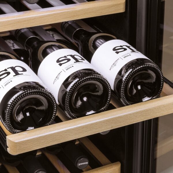Racitor de vinuri, 126 sticle, Caso Germany, WineChef Pro 126-2D, inox