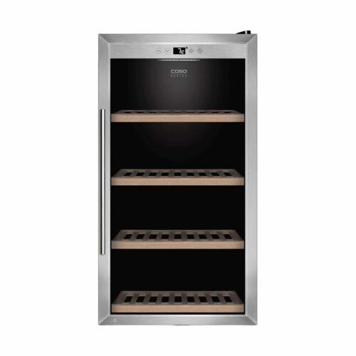 Racitor de vinuri, 75 sticle, Caso Germany, WineSafe 75, inox