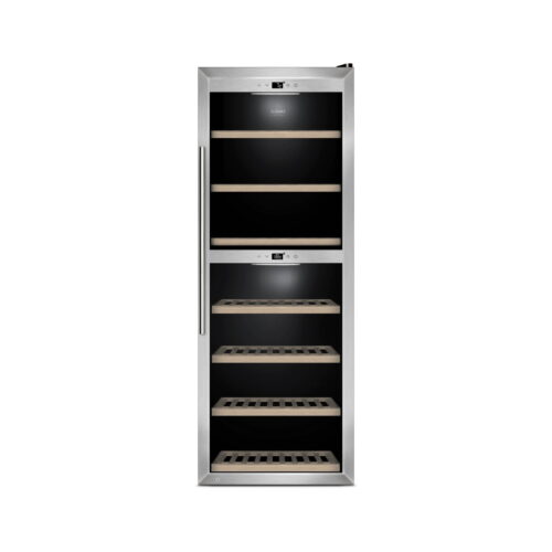 Racitor de vinuri Dual Zone, 126 sticle, Caso Germany, WineComfort 1260 Smart, inox