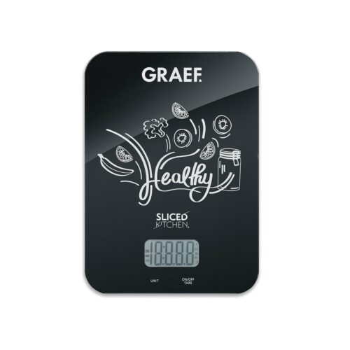 Cantar de bucatarie digital, Graef, KS202, 5 kg, negru