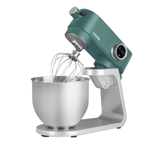 Mixer cu bol, H.Koenig, KM128, 5 litri, 800 W, verde