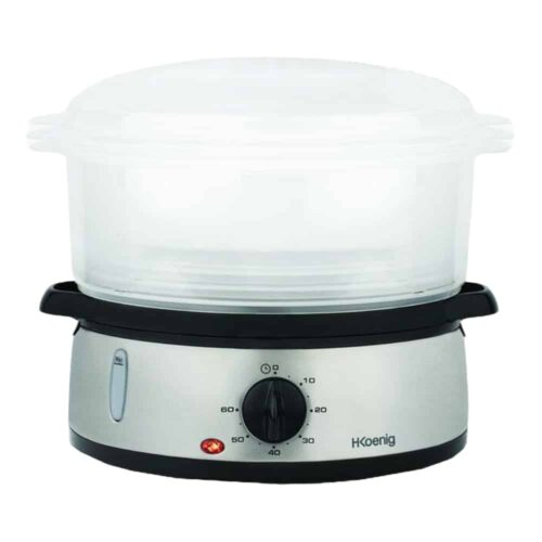 Aparat de gatit cu aburi, H.Koenig, VAP10, 9 litri, 800 W, inox