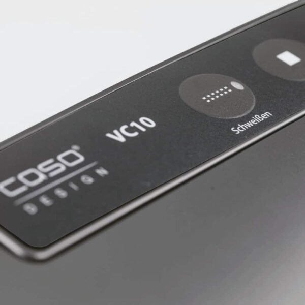 Aparat de vidat, Caso Germany, VC 10 Testsieger Set, vidare uscata, inox